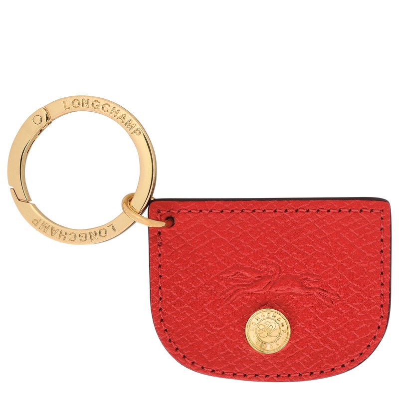 LONGCHAMP ÉPURE PORTE-CLÉS ROUGE LONGCHAMP ÉPURE PORTE-CLÉS ROUGE