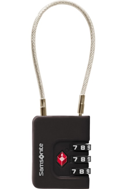 CADENAS À CABLE TA RÉVOLUTION NOIR SAMSONITE