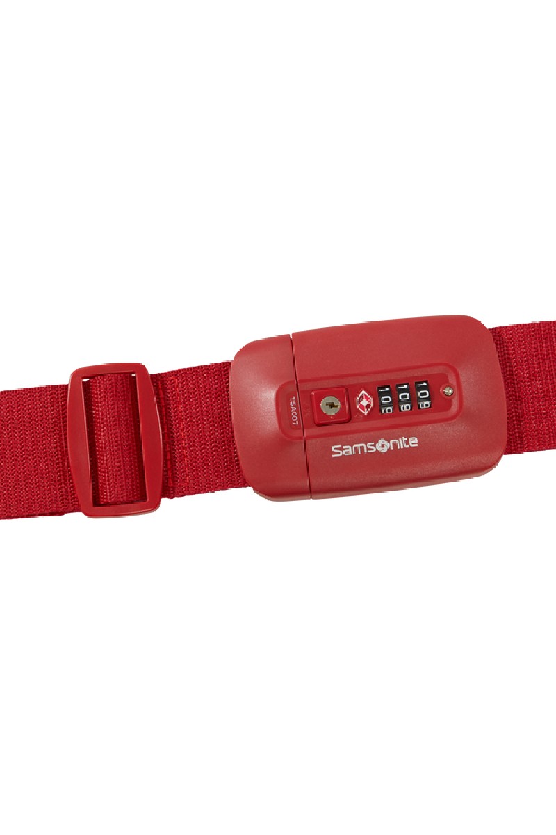 SANGLE À BAGAGES TA RÉVOLUTION ROUGE SAMSONITE SANGLE À BAGAGES TA RÉVOLUTION ROUGE SAMSONITE