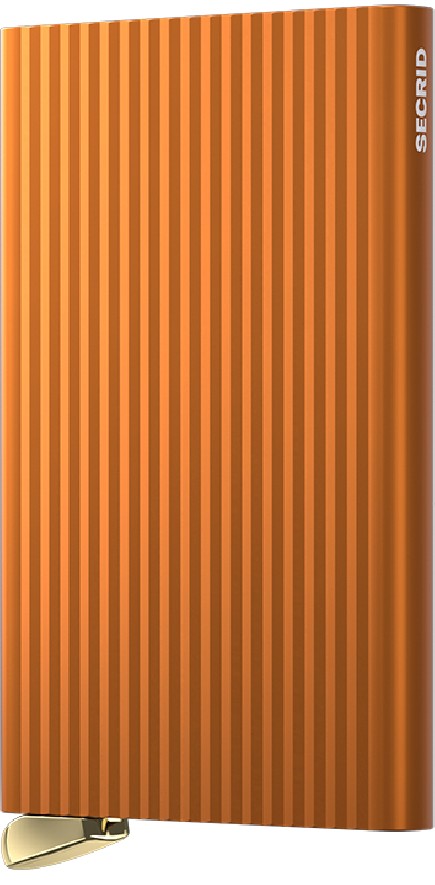 PREMIUM PORTE CARTES CARDPROTECTOR+ FLUTED ORANGE SECRID