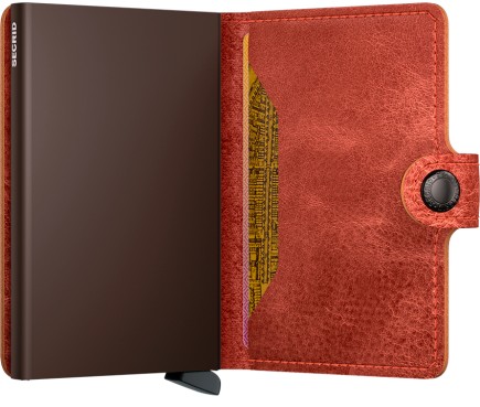 PORTE CARTES MINIWALLET SECRID ORANGE VINTAGE