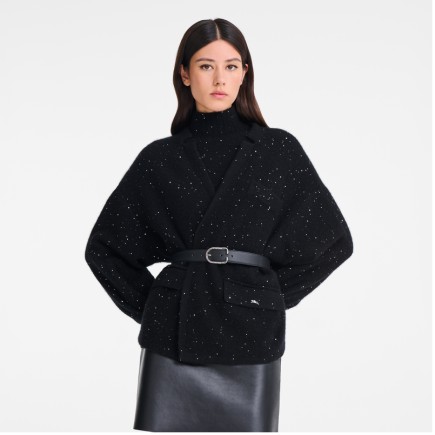 LONGCHAMP ARCHIVE CEINTURE FEMME NOIR