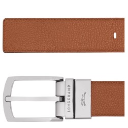 LONGCHAMP LE FOULONNÉ CEINTURE HOMME CARAMEL/NOIR