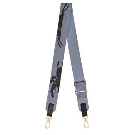 LONGCHAMP BANDOULIÈRE RÉGLABLE CAVALIER ARDOISE